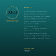 Load image into Gallery viewer, O.F.H Secret Society
